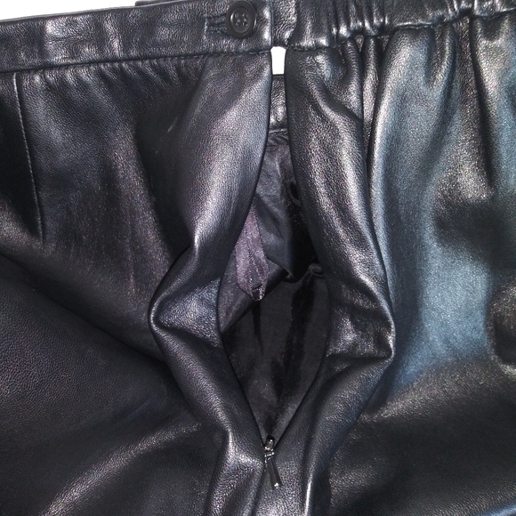ELISABETH by Liz Claiborne (Petite) Leather Skirt - Picture 4 of 6